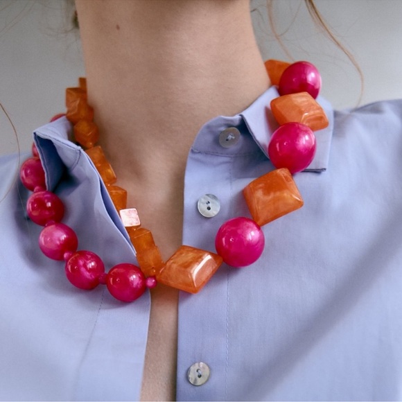 Zara Jewelry - ZARA COLORED RESIN NECKLACE NWT